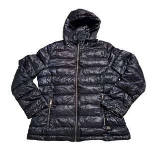 Andrew Marc Premium Down Jacket Blue Large